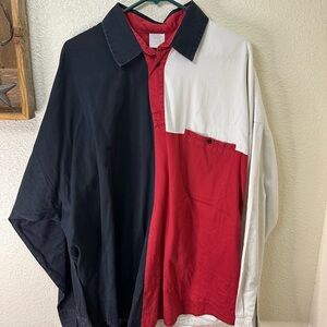 Roper Black and Red Casual Button Down Shirt